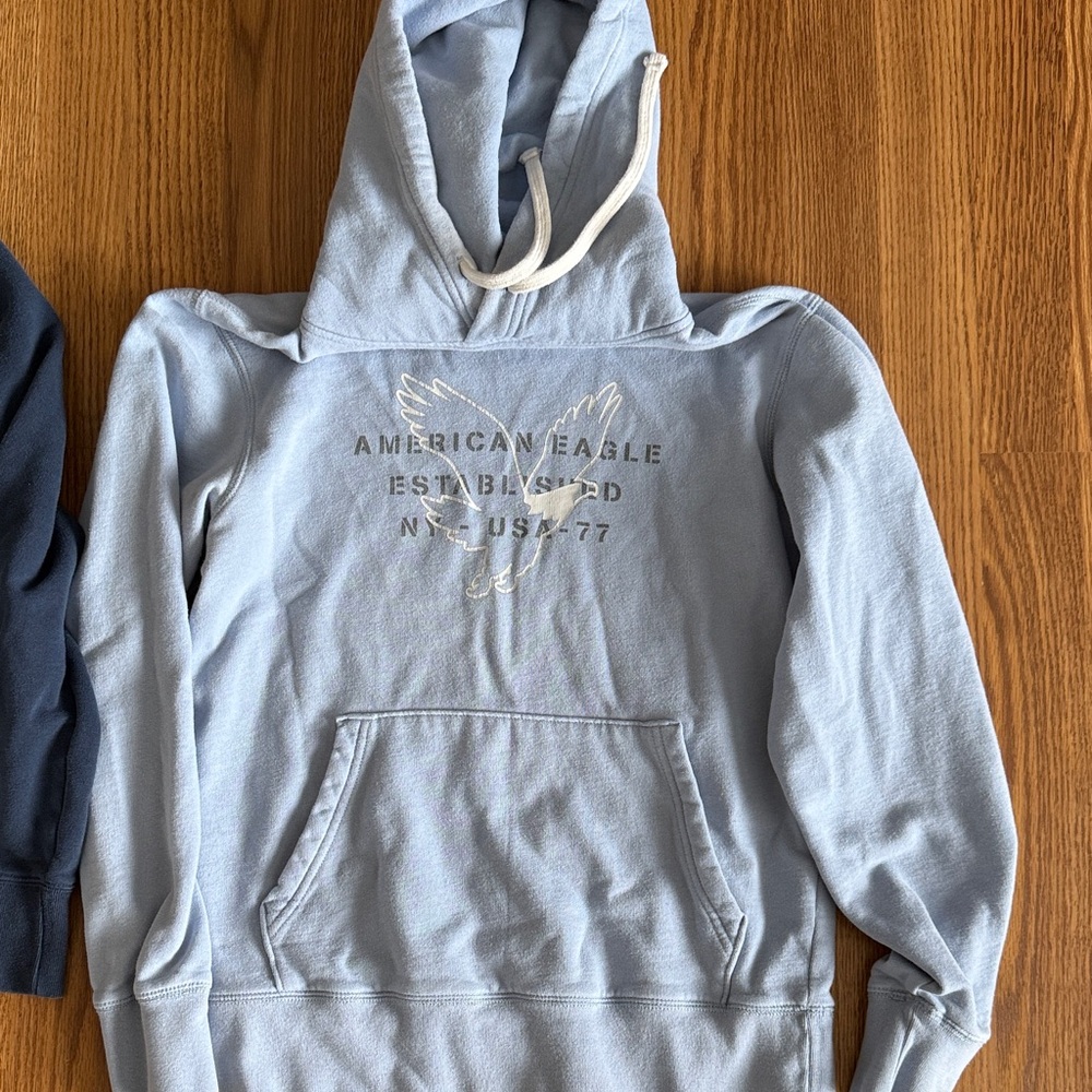 American Eagle Outfitters Sky Blue Hoodie